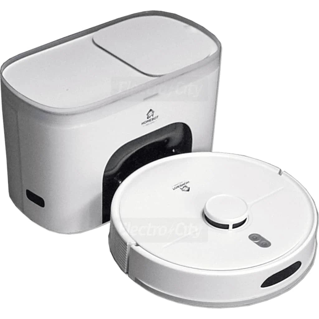 HomeBot Dottie 3-in-1 Self-Emptying Robot Vacuum and Mop | White