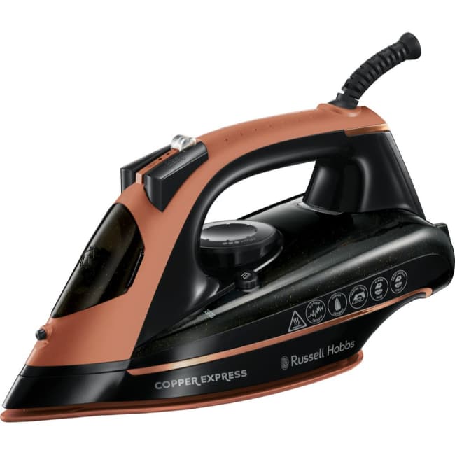 Russell Hobbs Copper Express 2600W Steam Iron | Copper & Black | 23975