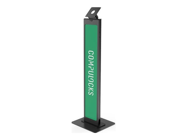 Compulocks - VESA Brandable Floor Stand - Stand - for tablet - aluminium - black - mounting interface: VESA - floor-standing
