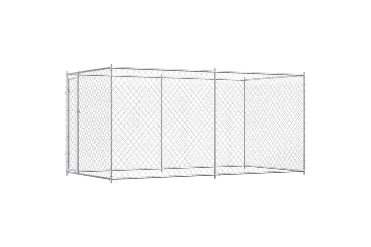 Vidaxl Outdoor Dog Kennel 382x192x185 Cm