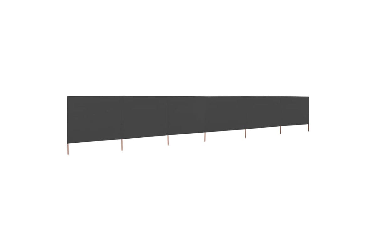 vidaXL 44545 6-panel Wind Screen Fabric 800x80cm Grey