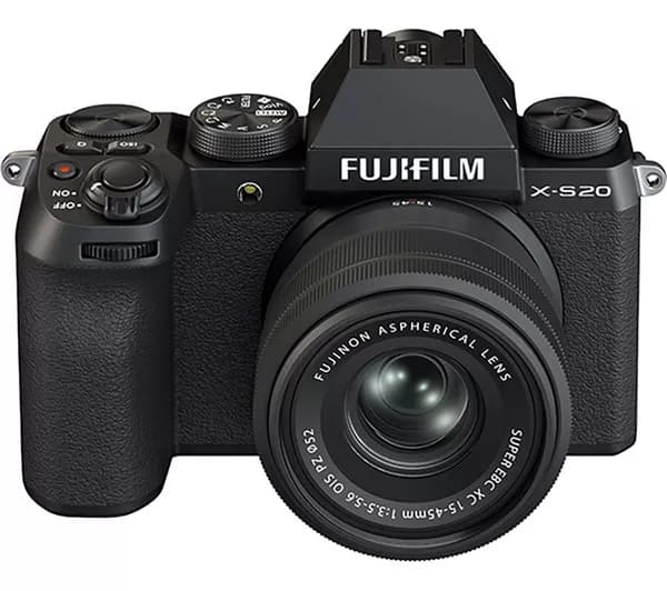 FUJIFILM X-S20 Mirrorless Camera with FUJINON XC 15-45 mm f/3.5-5.6 OIS PZ Lens