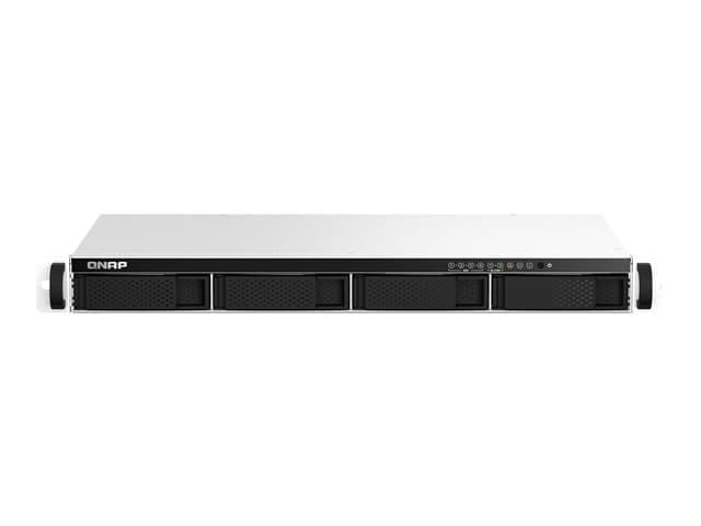 QNAP - TS-464eU - NAS server - 4 bays - rack-mountable - SATA 6Gb/s - RAID 0, 1, 5, 6, 10, JBOD - RAM 8 GB - 2.5 Gigabit Ethernet - iSCSI support - 1U