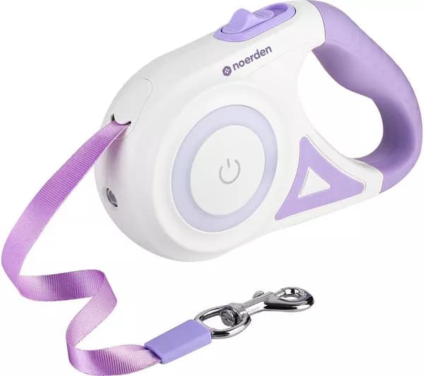 NOERDEN Flexi Retractable Pet Lead - Purple