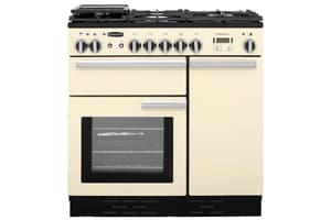 Rangemaster Professional Plus 90cm Dual Fuel Range Cooker | PROP90DFFCR/C | Cream
