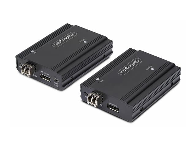 STARTECH.COM - Startech DisplayPort KVM Console Extender Over Fiber Optic, 4K 60Hz - Video/audio/USB extender - DisplayPort - up to 300 m - TAA Compliant