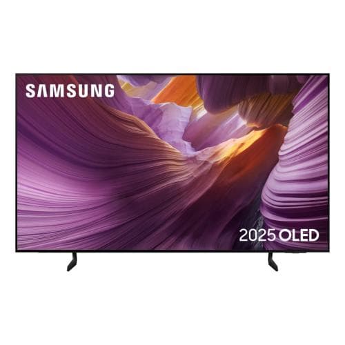 Samsung's S85F series OLED model uses a WOLED panel across all sizes.