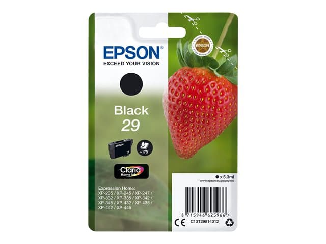EPSON - 29 - black - original - ink cartridge
