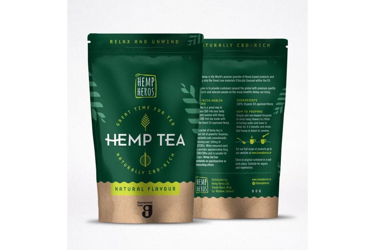 Hemp Heros CBD Rich Hemp Tea for Health and Relaxation