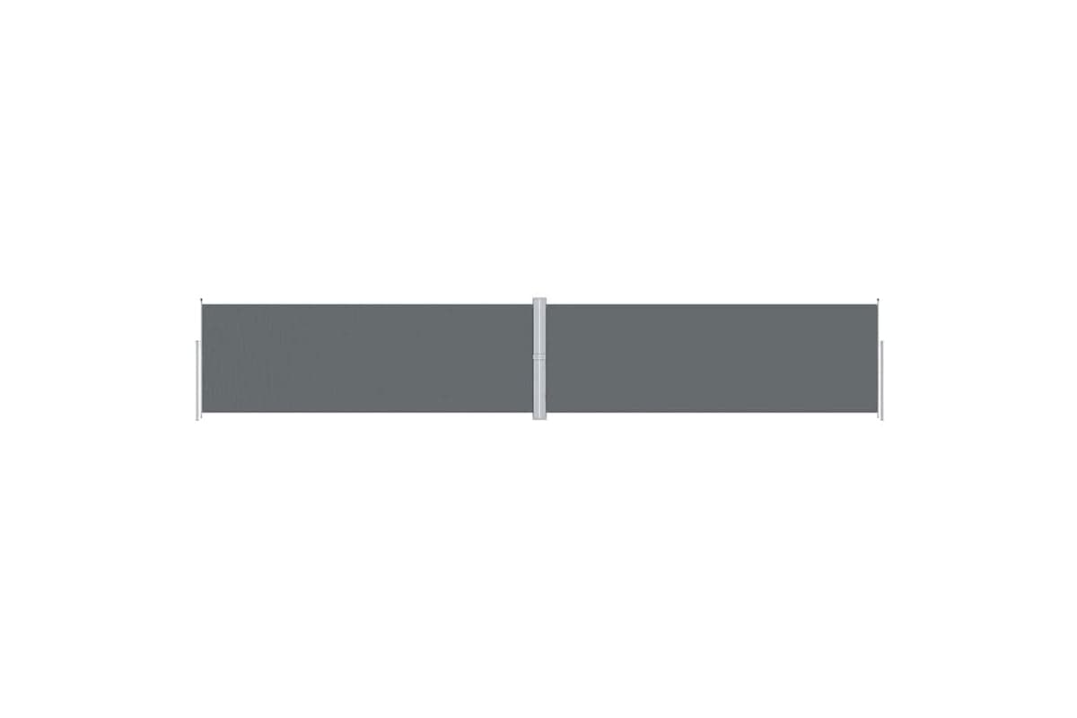 vidaXL 318038 Retractable Side Awning Anthracite 180x1000cm