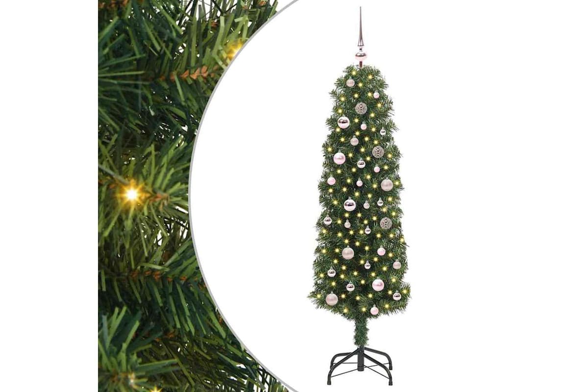Vidaxl Artificial Christmas Tree With 150 Leds With Stand Green 150 Cm