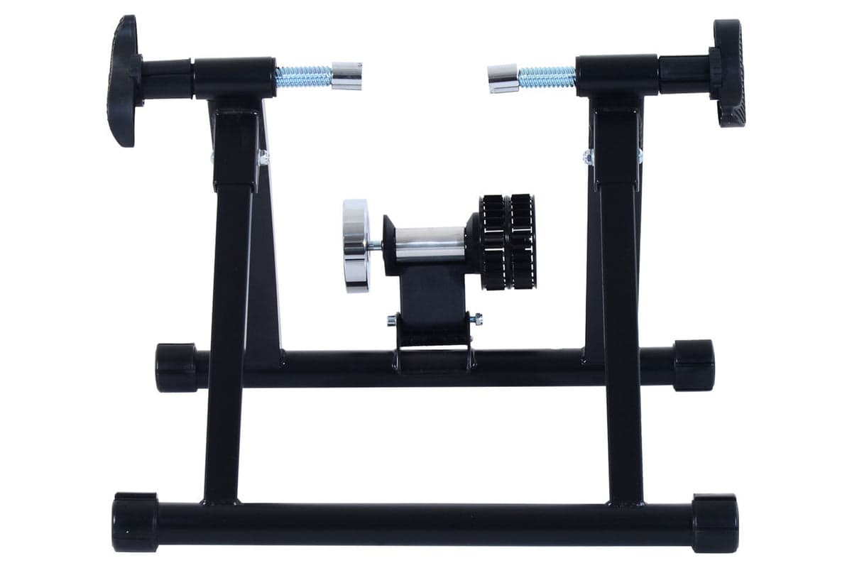 Homcom 5661-0020BL Stationary Bike Stand Foldable Indoor Bicycle Trainer | Black