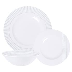 Tramontina Monocroma 12-Piece Fine Porcelain Dinner Set
