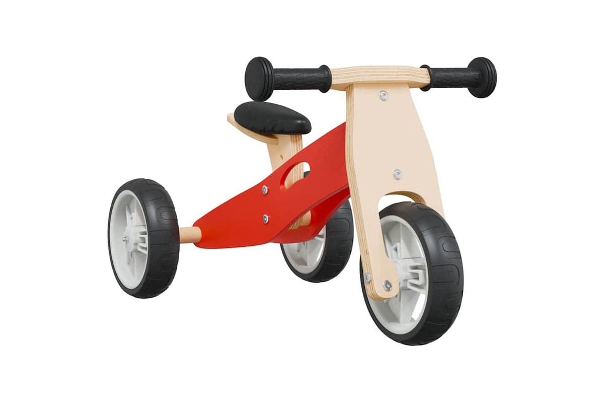 Vidaxl Balance Bike For Children 2-in-1 Red