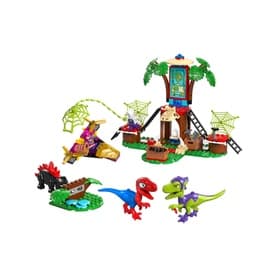 Spidey and Gobby's Raptor Battle at Tree House HQ