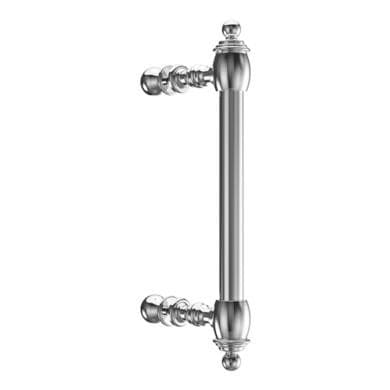 GRADE A1 - Add On - Chrome Traditional Shower Door Handle for Pavo Shower Doors