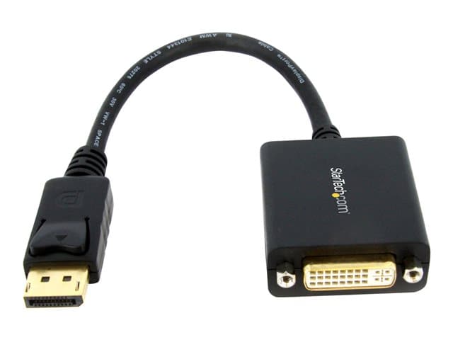 STARTECH.COM - StarTech DisplayPort to DVI-D Adapter - 1920x1200 - Passive DVI Video Converter with Latching DP Connector (DP2DVI2) - DisplayPort adapter - 15.2 cm