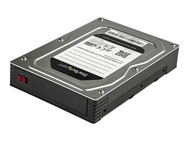 STARTECH.COM - Startech 2.5 to 3.5 Hard Drive Adapter - For SATA and SAS SSDs/HDDs - SSD Enclosure - HDD Enclosure - Internal Hard Drive Enclosure (25SATSAS35HD) - storage enclosure - SATA 6Gb/s / SAS 6Gb/s - SAS 6Gb/s, SATA 6Gb/s
