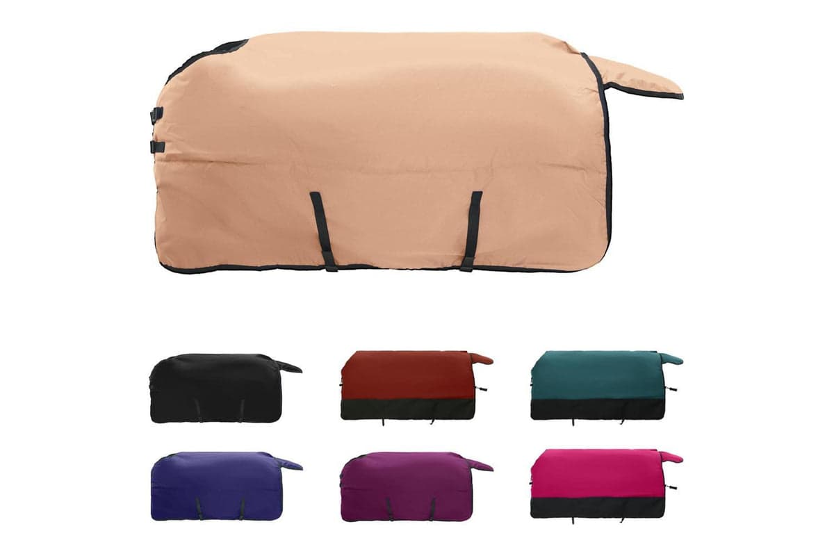 Vidaxl Horse Blanket Cappuccino 85 Cm Polyester