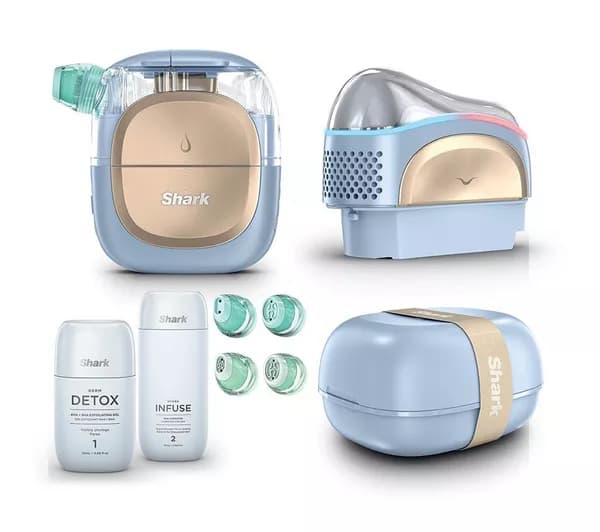 SHARK FacialPro Glow + DePuffi At Home Facial