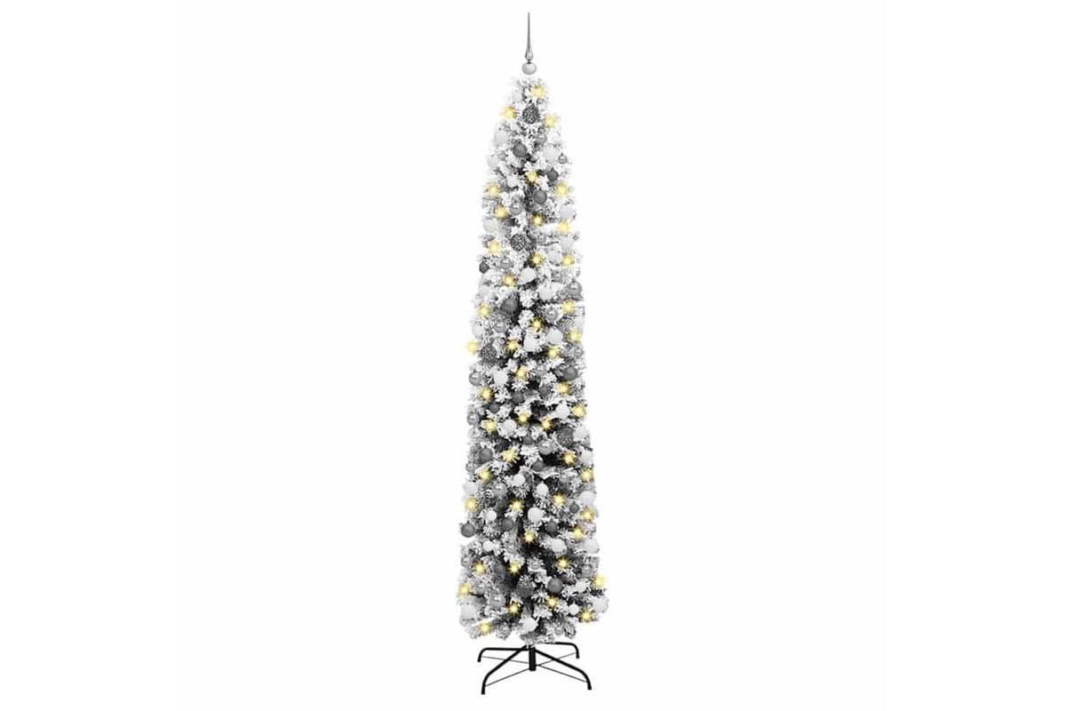 Vidaxl Artificial Christmas Tree With 300 Leds With Stand Green 240 Cm