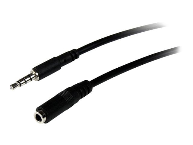 STARTECH.COM - Startech 1m 3.5mm 4 Position TRRS Headset Extension Cable - M/F - audio Extension Cable for iPhone (MUHSMF1M) - headset extension cable - 1 m