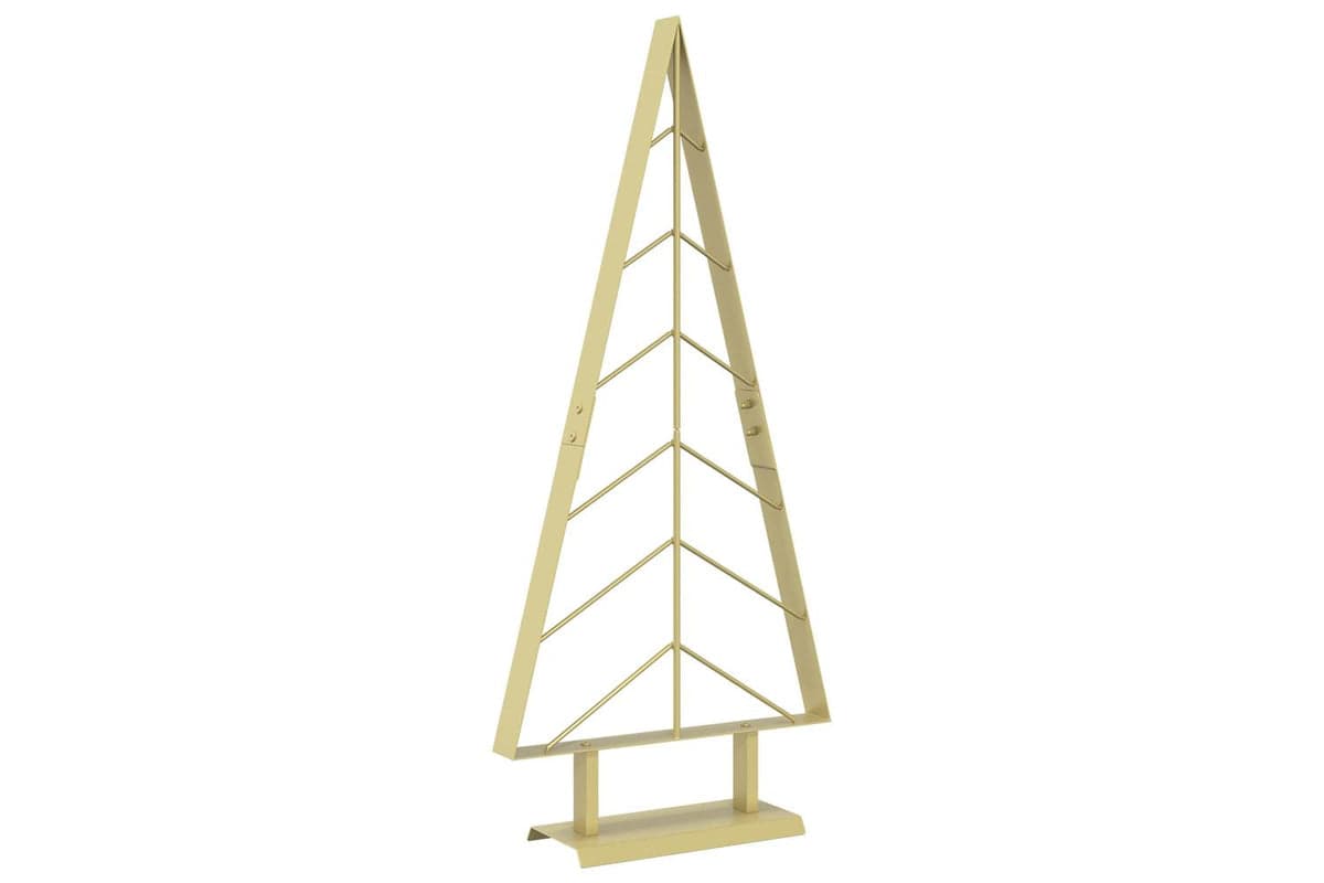Vidaxl Metal Christmas Tree With Triangle Stand Kuopio 90 Cm Steel