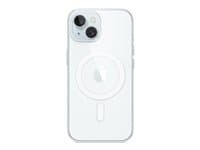 APPLE - Back cover for mobile phone - MagSafe compatibility - polycarbonate - clear - for iPhone 15