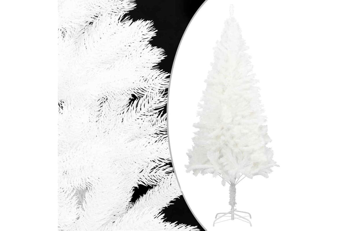 Vidaxl Artificial Christmas Tree Lifelike Needles White 210 Cm