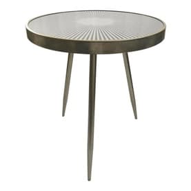 Reyna Sundial Round Side Table