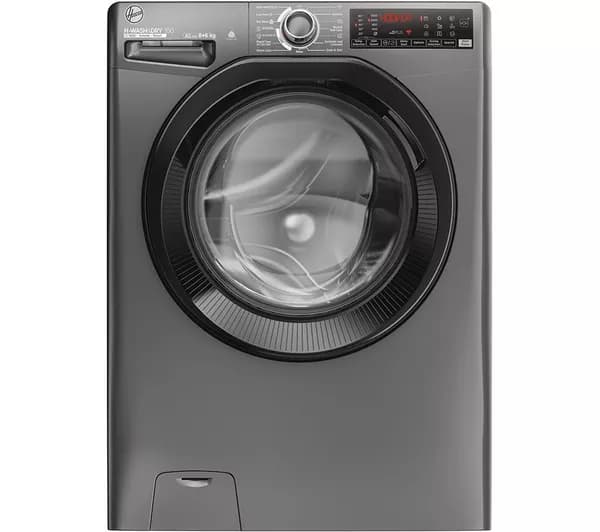 HOOVER H Wash 350 H3DPS4866TAMBR80 WiFi-enabled 8 kg Washer Dryer - Graphite