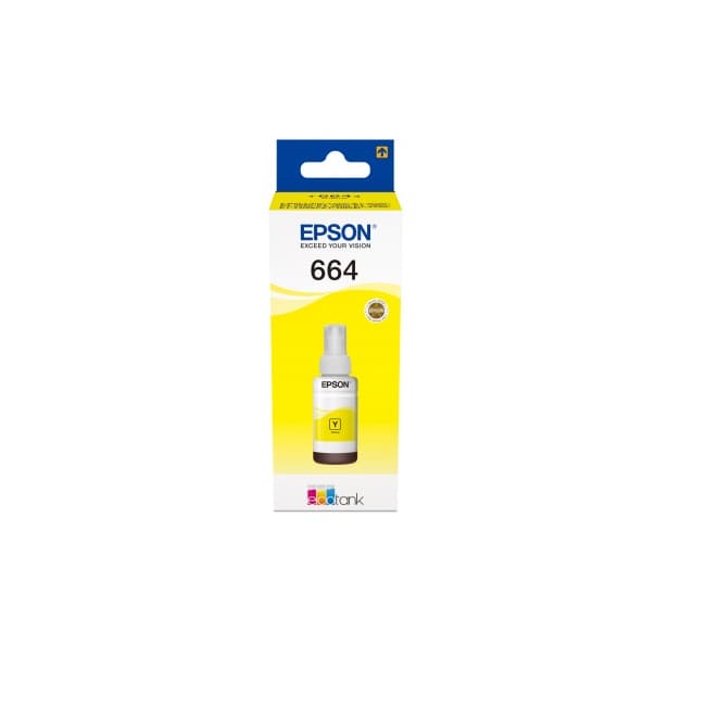 EPSON 664 ECOTANK YELLOW INK BOTTLE (70ML)