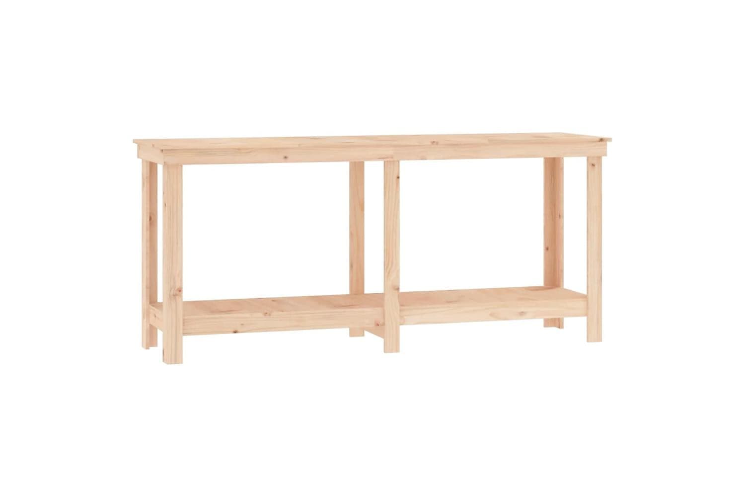 vidaXL 822511 Work Bench 180x50x80cm Solid Wood Pine