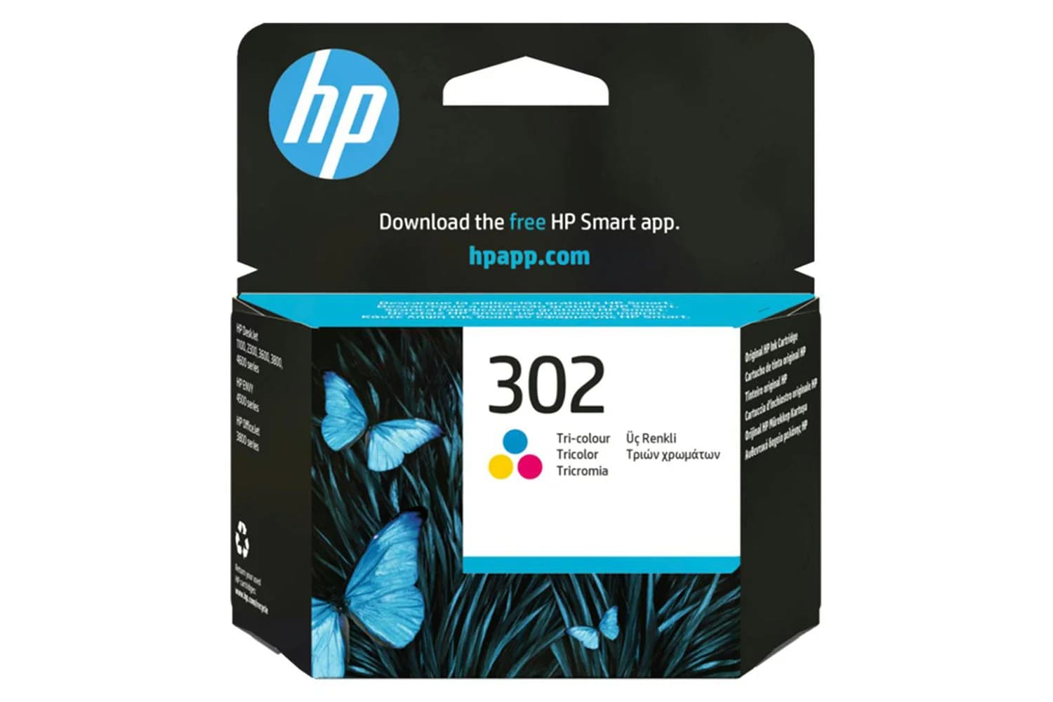 HP 302 Original Ink Cartridge | Tri-colour