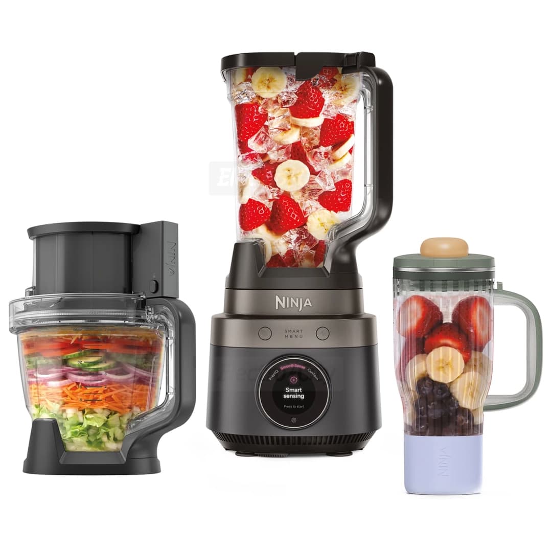 Ninja CrushBOSS 3-in-1 1200W Blender& Food Processor | Onyx