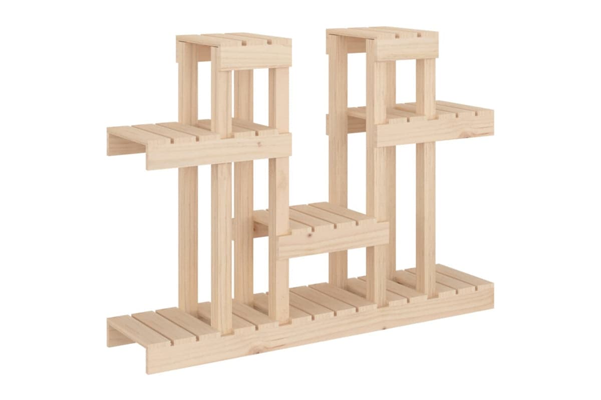 vidaXL 822097 Plant Stand 104.5x25x77.5cm Solid Wood Pine