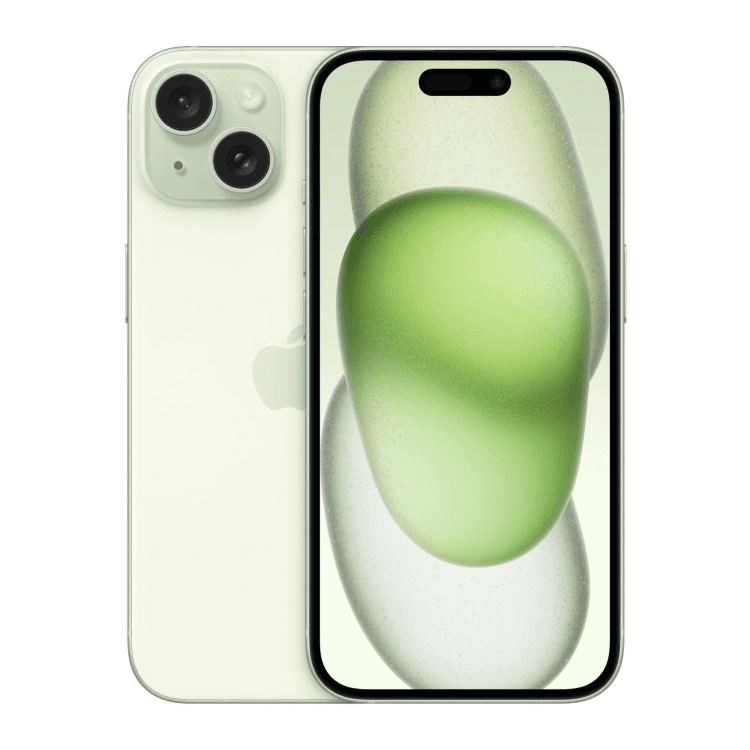 Refurbished Apple iPhone 15 Green 6.1" 128GB 5G Unlocked & SIM Free Smartphone
