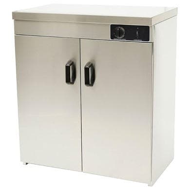 Refurbished Hamoki HC-2 Hot Cupboard - Plate Warmer Double Door - Holds Up To 120 Plates