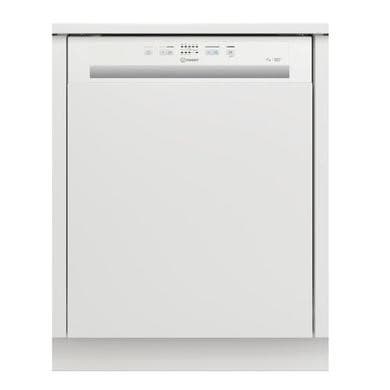 Refurbished Indesit I3BL626UK 14 Place Semi Integrated Dishwasher White