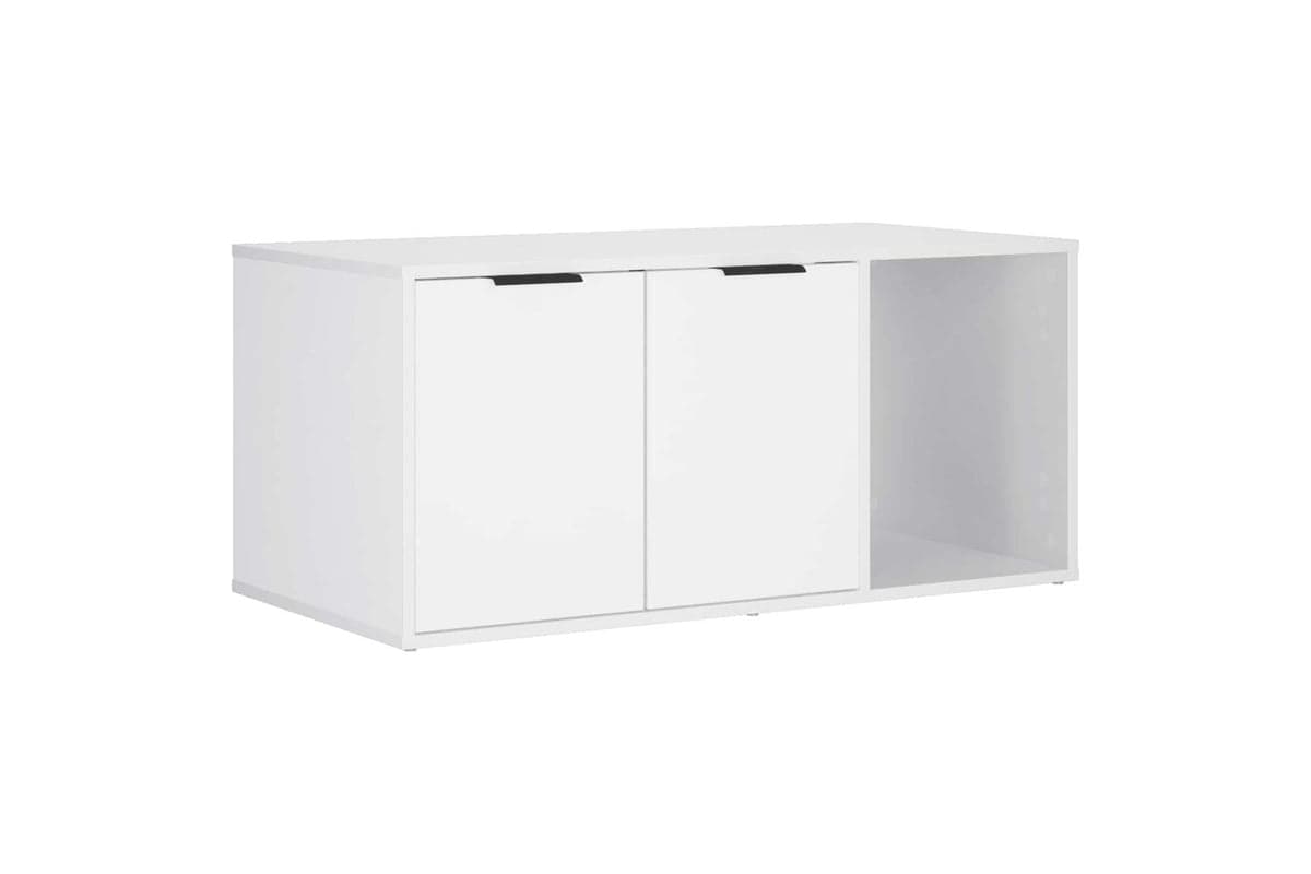 Vidaxl Cat Crate Furniture White 100 X 49 X 45 Cm Engineered Wood