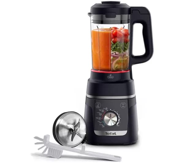 TEFAL BlendForce Cook BL5758G0 Glass Blender - Black