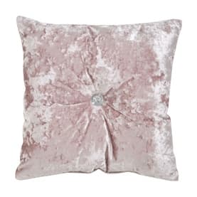 Crushed Velvet Cushion Blush