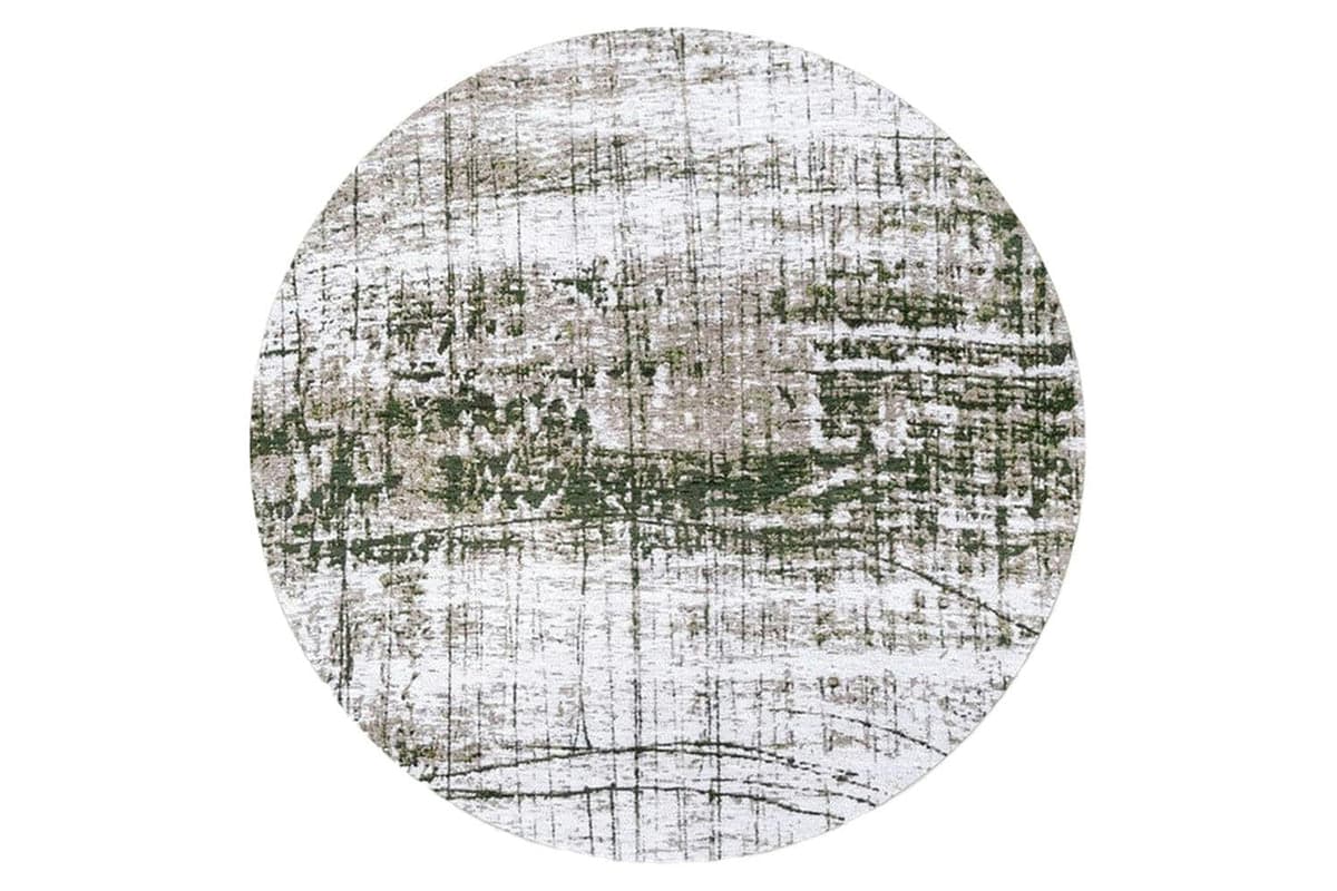 Louis De Poortere | Griff Eco Round Rug | Green | 240 x 240 cm