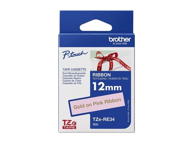 BROTHER - TZe-RE34 - ribbon tape - 1 cassette(s) - Roll (1.2 cm x 4 m)