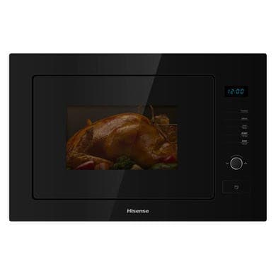 Refurbished Hisense HB25MOBX7GUK Built In 25L 900W Microwave & Grill Black