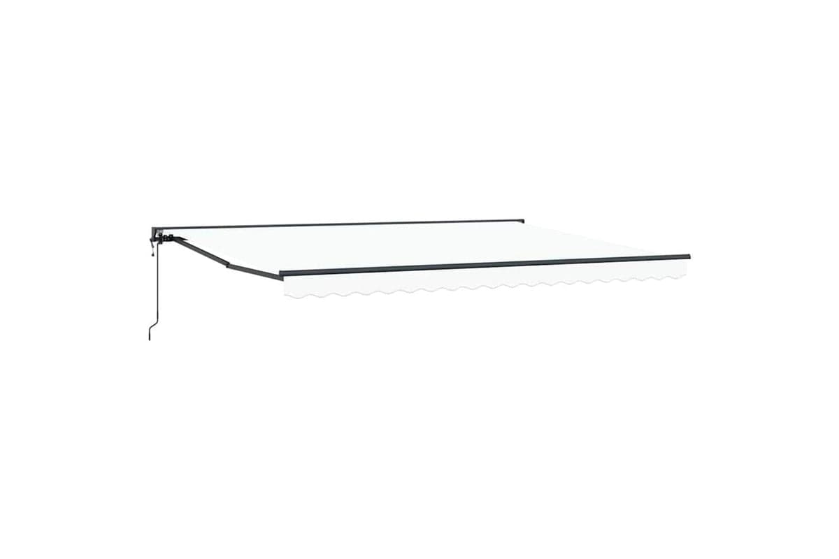 Vidaxl Retractable Awning White 450x300 Cm Fabric
