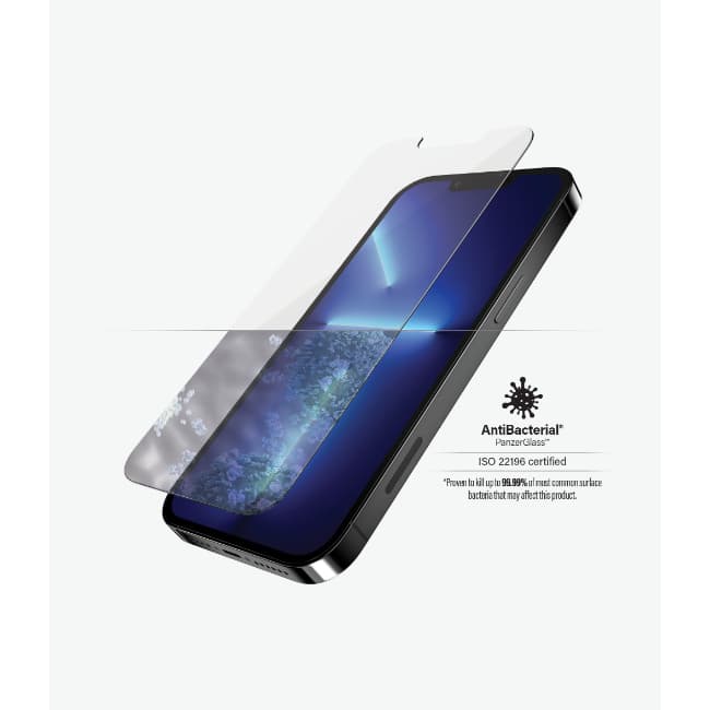 PanzerGlass iPhone 13 Pro Max Antibacterial Screen Protector | 2743