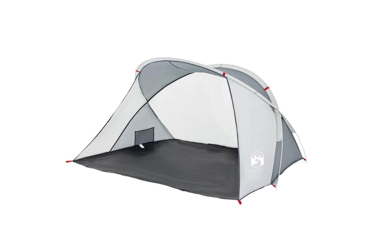 Vidaxl Beach Tent 2-person Grey Pop-up Waterproof