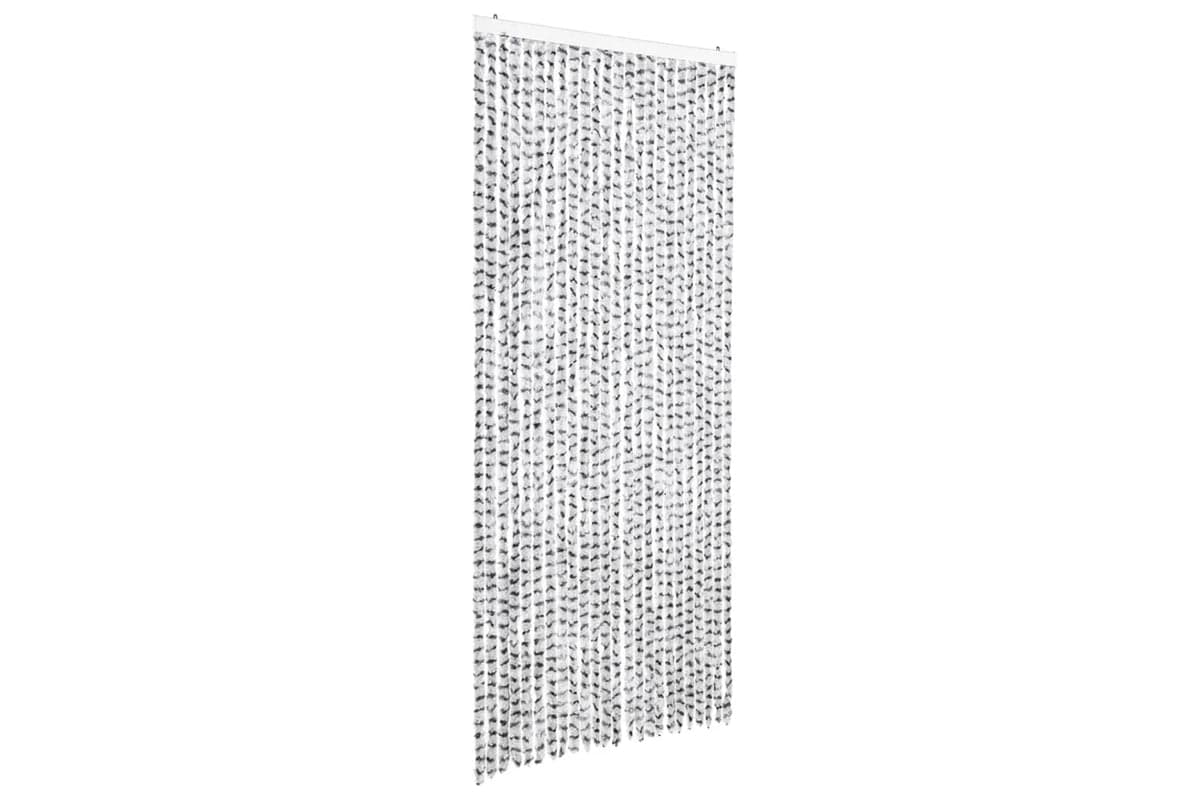 vidaXL Insect Curtain Light And Dark Grey 100x220cm Chenille