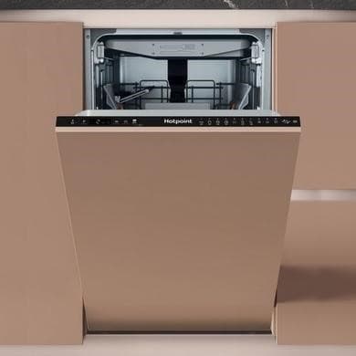 Hotpoint Integrated Slimline Dishwasher - 3D Zone ActiveDry Black Control Panel